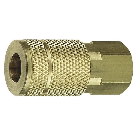 TRU-FLATE Coupler, 14 in, FNPT, Brass 13-135